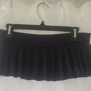 Pleated lingerie gogo skirt